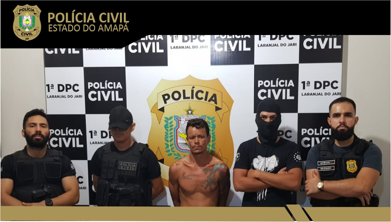 POLÍCIA CIVIL REALIZA OPERAÇÃO E PRENDE TRÊS FORAGIDOS DA JUSTIÇA EM LARANJAL DO JARI